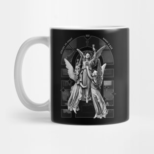 [FRONT PRINT] boygenius - always an angel (b&w) Mug